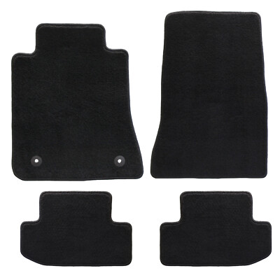 NEW! 1982 - 1997 Black Carpet Floor Mats - Set of 4 - Honda Accord 4 Door Sedan