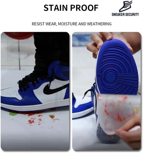 Protector de Suela 2 Pares Calidad Protector de Pliegue de Zapato, Transparente Autoadhesivo So... - Imagen 3 de 10