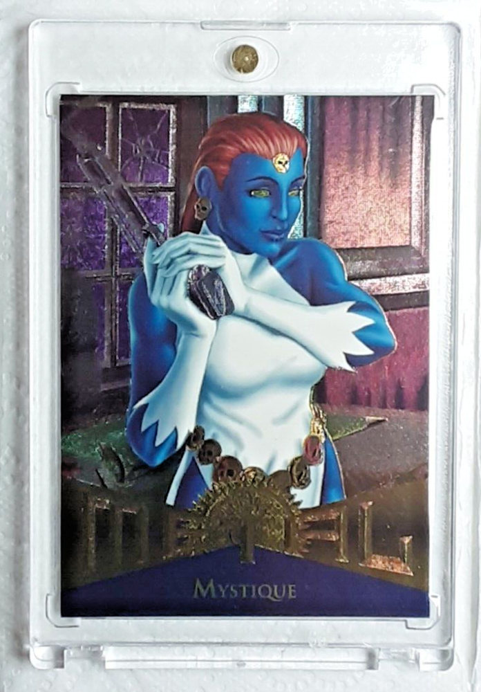 1995 FLEER MARVEL METAL CARD 107 MYSTIQUE