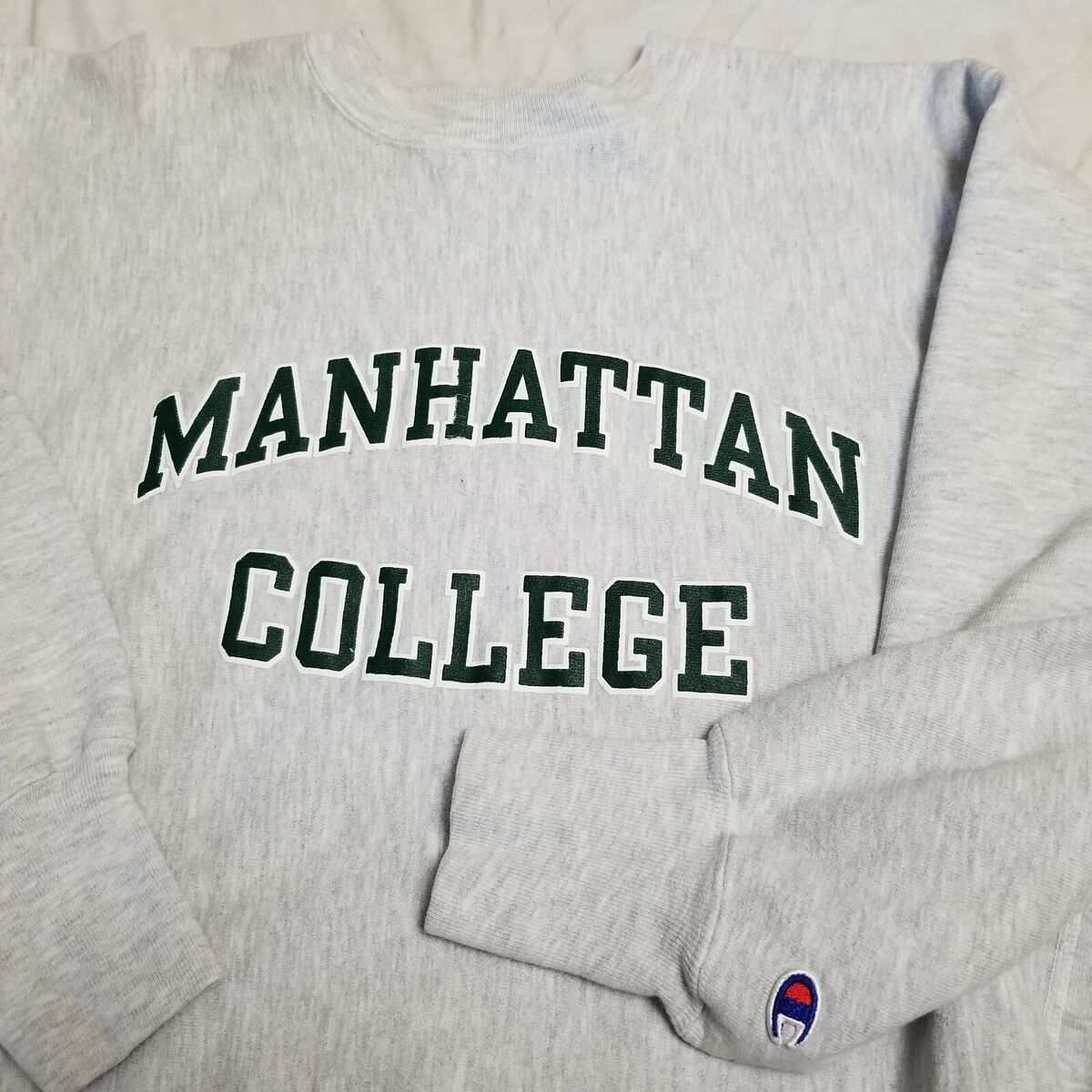 CHAMPION MANHATTAN COLLEGE REVERSE WEAVE