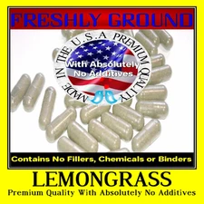 LEMON GRASS With Absolutely No Additives High Potency 100 Vegetarian Capsule