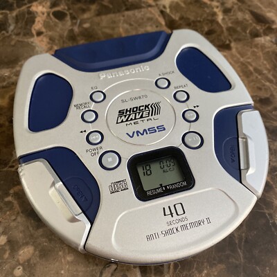 Panasonic SL-SW870 ポータブルCDプレーヤー Panasonic SL-SW870 Shock Wave VMSS Portable CD Player Tested