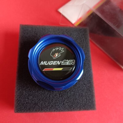 BLAU MUGEN ALUMINIUM MOTOR Ölkappe FÜR CIVIC ACCORD CR-Z CR-V S2000 INTEGRA JAZZ