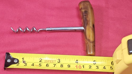 Vintage Bakelite Cork Screw Straight Pull Butterscotch Corkscrew Beautiful - Picture 14 of 16