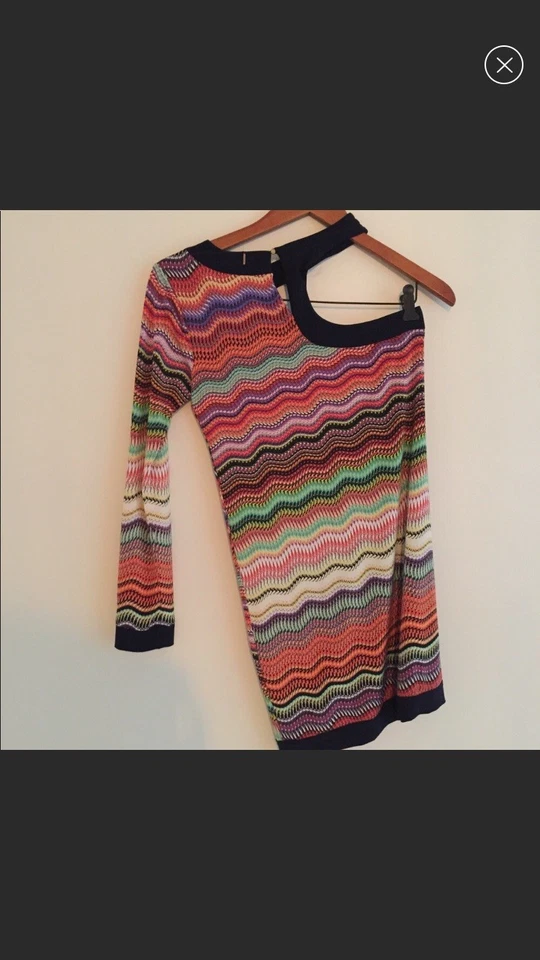 T сумки Лос-Анджелес одно плечо шеврон платье размер XS - Изображение 3 из 4