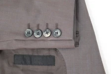 Alexander McQueen Sport Coat Mens 40 Wool Mohair Single Breasted Two Button shin