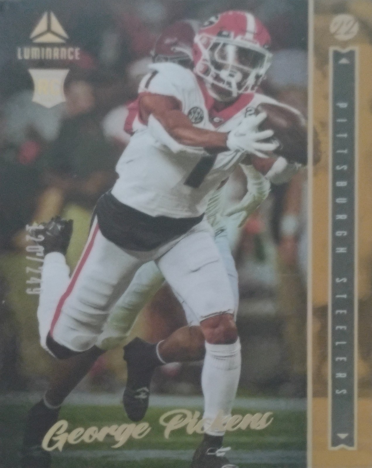2022 Panini Luminance #120 George Pickens Gold 120/249