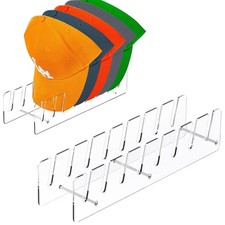 CARUUYI Hat Stand Organizer for Baseball Caps, 13 x 2.95 x 2.9 inches, Clear