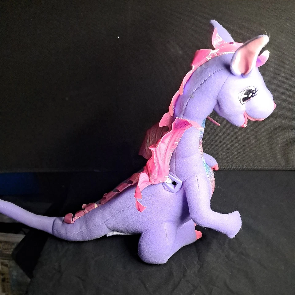 Barbie Penélope Talking Dragon Púrpura PROBADO FUNCIONA Mattel 2002 Foto 2 de 4