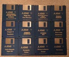 Atari ST Super Pack 12 Original A-L Discs 20 Games Test Drive Wizball Xenon