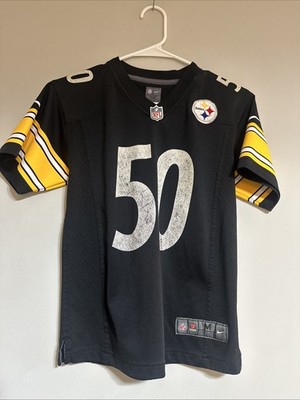 Nike Pittsburgh Steelers On Field NFL Jersey Youth Medium 10/12 Ryan Shazier 50