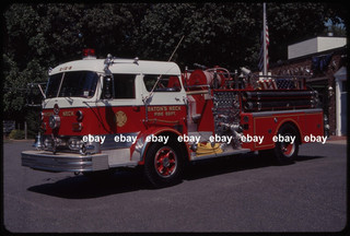 Eatons Neck NY 1966 Mack C pumper Fire Apparatus Slide