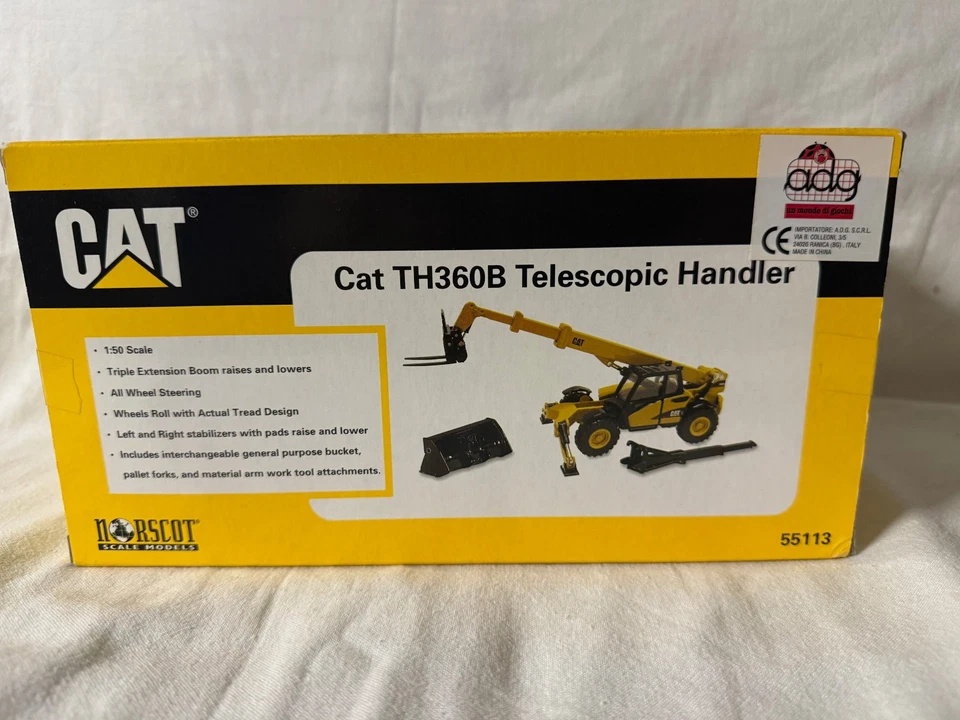 CAT TH360B TELESCOPIC HANDLER - NORSCOT MODELS 55113 - SCALA 1/50 - Immagine 4 di 4