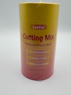 NEW Cutting Mixture Berberine Yerba Mate Drink Sticks Strawberry Acai 30 Pack
