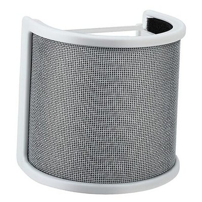 Mic Pop Filter White Microphone Windscreen Compatible with HyperX QuadCast S