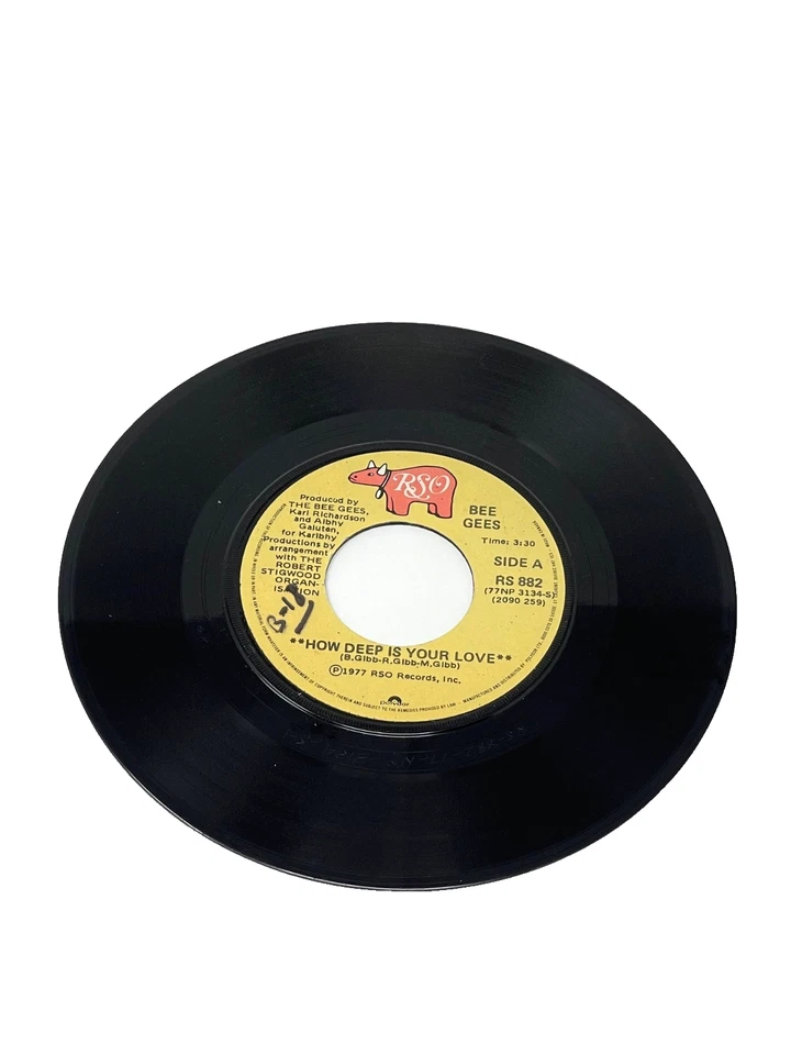 Bee Gees 'How deep is your love' & 'Can't keep a good man down' 7" 45 RPM (#401) - Image 2 of 3