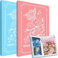 A3 Storage Book 2 Pack for Diamond Painting Art Portfolio Folder