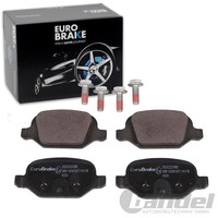 Eurobrake BremsbelÄGe Satz Hinterachse Passend FÜR Abarth 500 500C Fiat 500