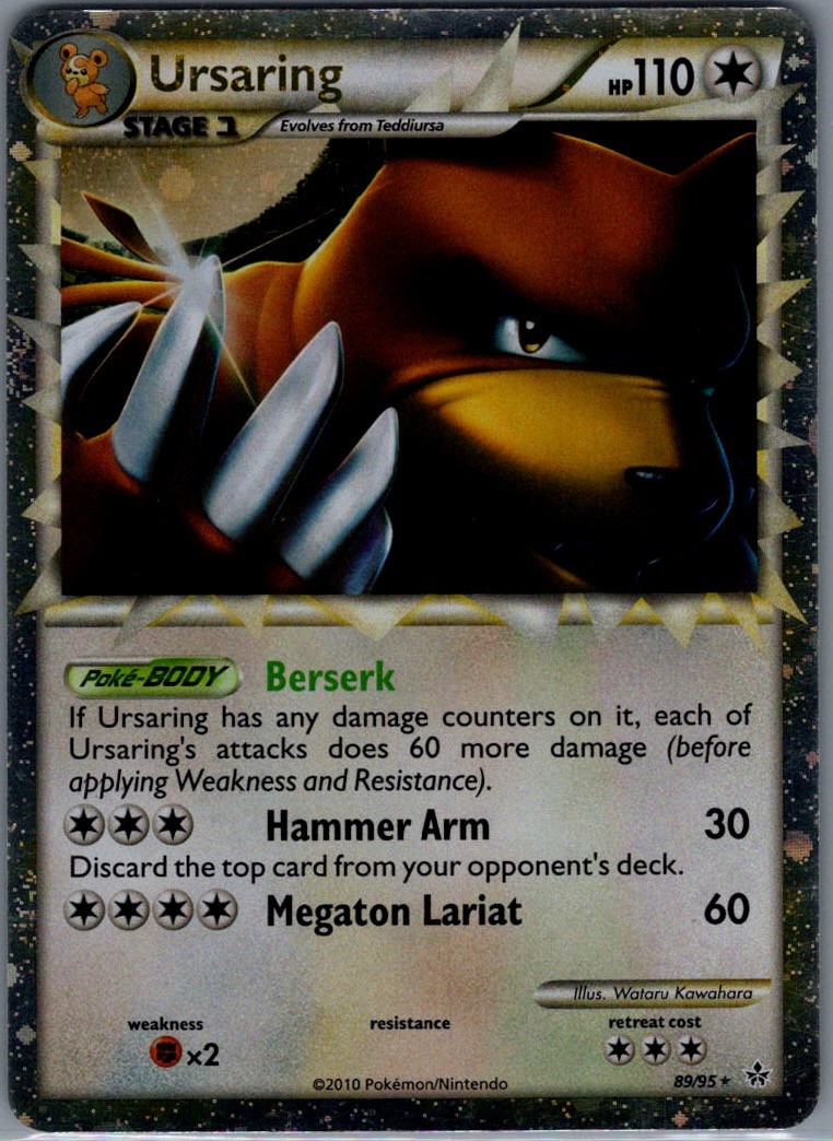 Ursaring (Prime) Ultra Rare Holo Unleashed 89/95 NM