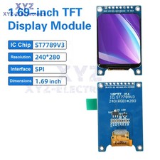 8Pin 1.69-inch Color Screen 240x280 SPI TFT LCD Display Module ST7789 Driver IC