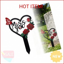 Heart Memorial Plaque Grave Marker for Cemetery,Memorial Grave Markers Cemetery