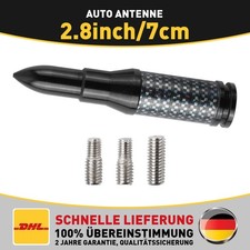 Auto Antenne 7cm Stabantenne Dachantenne Schwarz Für Audi A3 2003-2012
