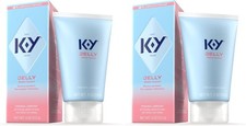 Water Based Personal Lubricant 4 Oz Pack of 2 Unscented Extra Thick Gel