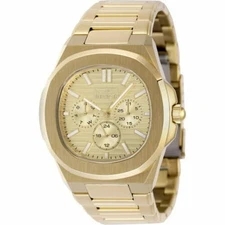 Invicta Speedway 48525 Mens 48mm Black Dial Quartz Stainless Steel Watch