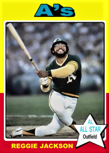 REGGIE JACKSON 75AS#### BUY 5 GET 1 FREE ### or 30% OFF 12 OR MORE DIDDY-CUSTOMS