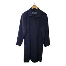 Escada Margaretha Ley Long Coat Duster Trench Office Career 34 US Size 4