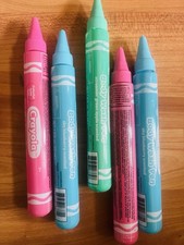 Crayola 5 Piece Bathtub Body Wash Colorful Pen Set for Kids