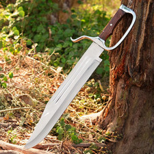 Handmade Guard Bowie Knife  Large Bowie Knife  Survival Knife  Collectible