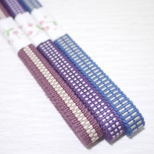 Sanadahimo Samurai Ribbon 100 Cotton 3pc Set 3-bu Width 123cm Made in Japan