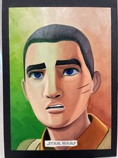 Ezra Ghost Crew Oversized Original Star Wars Galactic Antiquities Art 1/1