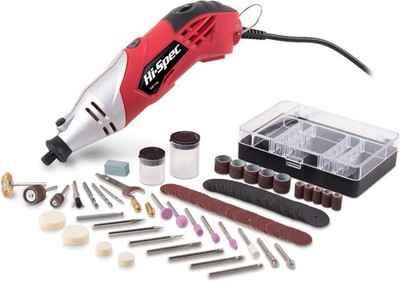 Rotary Tool Kit Set 170W 1.4A with 121 Piece Dremel Compatible Bit Accessories