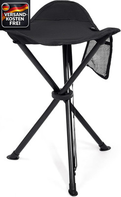 Campinghocker Klappbar 53cm Ultraleicht tragbar bis 102kg stabiles Sitzmöbel