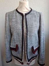 Zara Damen Tweed Boucle Blazer Jacke Gr.M