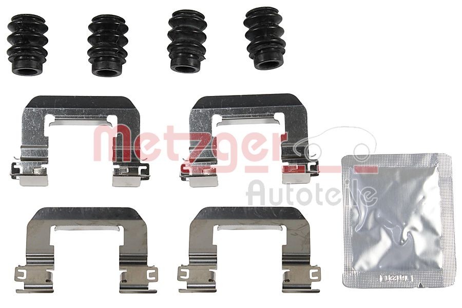 Rear METZGER 109-0149 Accessory Kit, disc brake pad for TESLA,VOLVO
