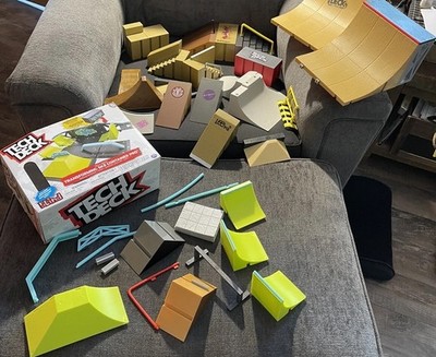 Vintage Tech Deck Mixed Lot Skatepark Ramps/Rails