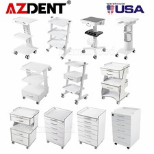US Dental Medical Mobile Cart Trolley/ Rolling Cabinet Cart with Drawers Office