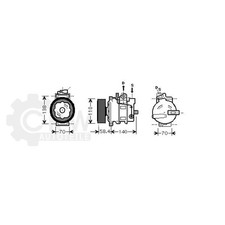 Kompressor Klimaanlage für Audi A4 Avant 2.4 Bj.01-04