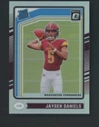 Auction #1 2024 Donruss Optic Holo #248 Jayden Daniels RC Rated Rookie