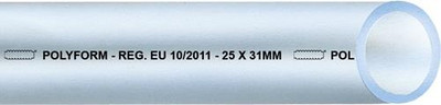 100er PACK(m) TEGUMA 4041004007-100 Wasserschlauch POLYFORM Länge 100 m Innen-Ø