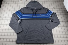 Original Penguin Men's Striped Hoodie Dark Sapphire XL