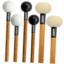 Timber Drum Co. Percussion Mallet Set — AMERICAN MADE 3 Pair Set Multi-Colored