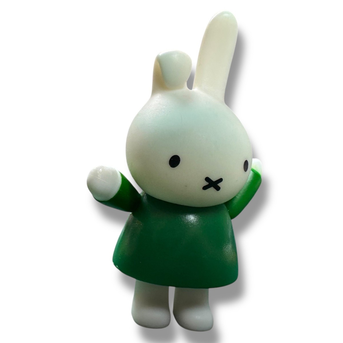 Miffy's Adventures Miffy Figurine Bent Ear Green Shirt