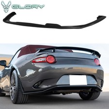 For 16-26 Mazda Mx-5 Miata Rear Bumper Lip Spoiler Urethane Ms Speed Style