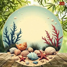 Coastal Charm Starfish and Coral Desktop Decoration Vintage