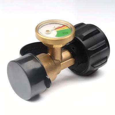 #ad #ad Propane Tank Gauge Brass Adapter w Gas Pressure Level Meter Indicator for BBQ RV $14.87