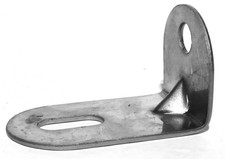 Mirror Bracket L-shaped 2 X 1 X 1.25 Wide Chrome Steel Gg33160bp Each Mirror Bracket L-shaped 2 X 1 X 1.25 Wide Chrome Steel Gg33160bp Each
